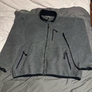 Men's Charcoal Fleece Jacket